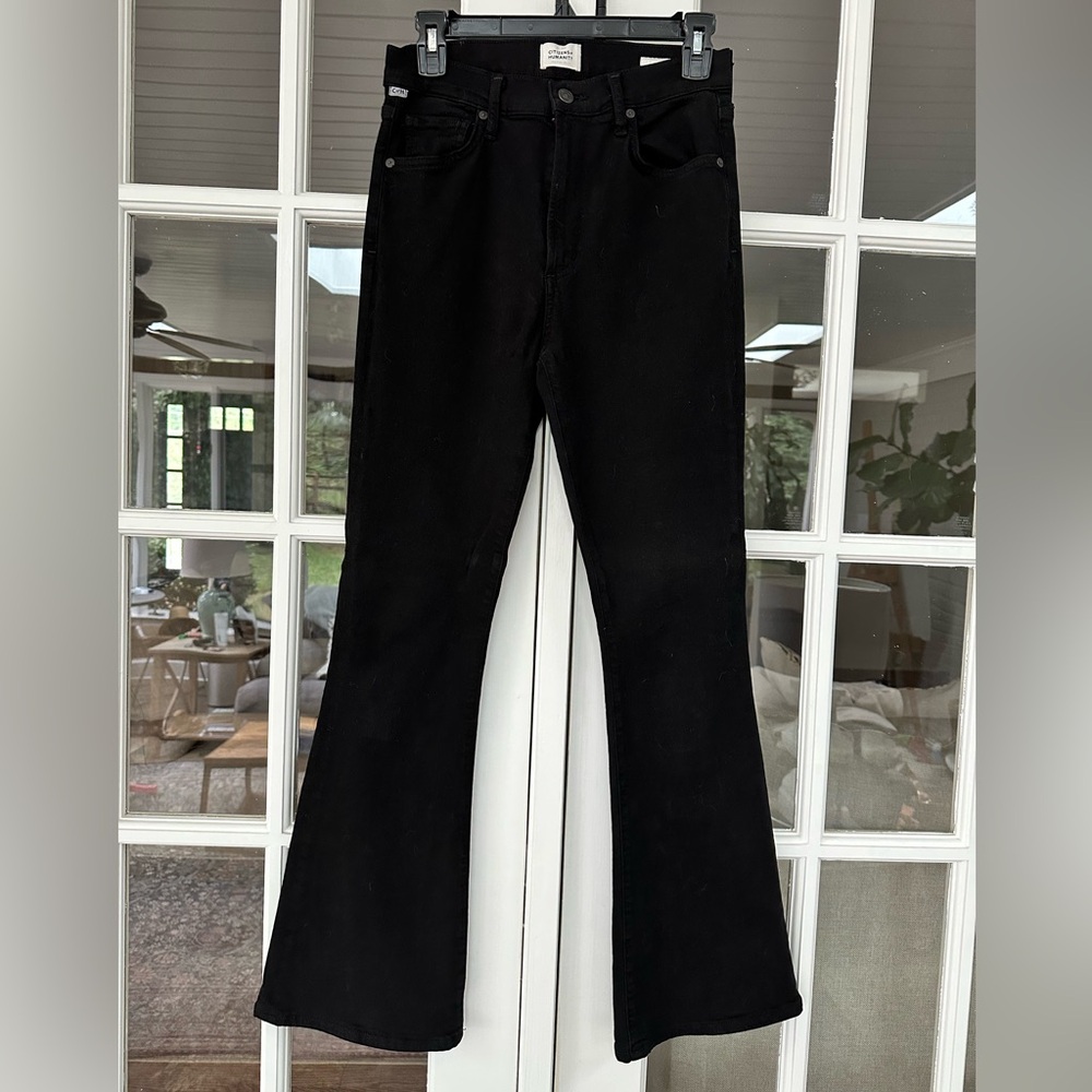 NWOT CITIZENS OF HUMANITY Lilah Black Flare Jeans, size 27